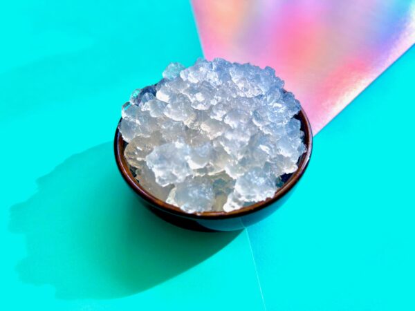 picture of our water kefir grains from a different angle